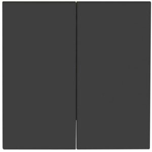 OPUS 55 Drukknop antraciet 2-voudig