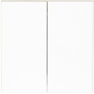 OPUS 55 Drukknop polarwit 2-voudig