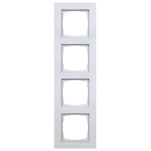 OPUS 55 Kubus afdekraam aluminium-zilver 4-voudig